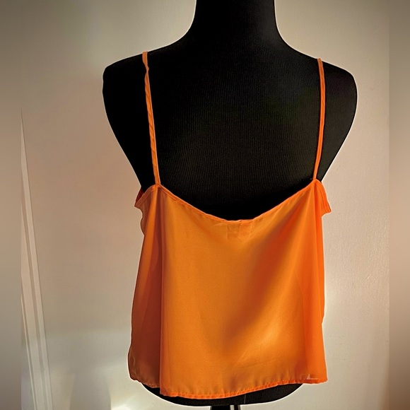 Cute Chiffon Camisole-Med-Never Used, Great to wear w/jeans by American Apparel - Picture 3 of 6